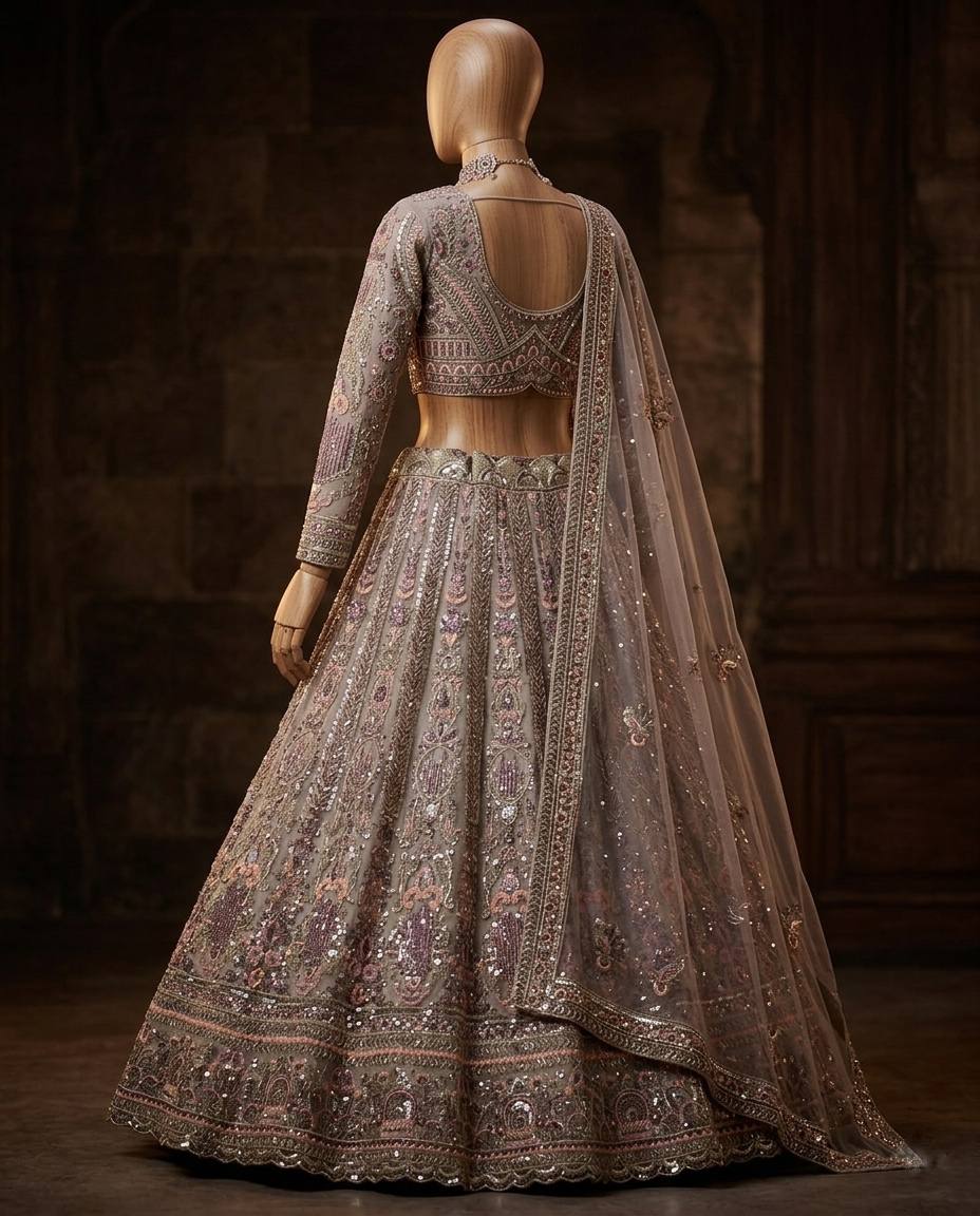 Launching 4 meter flared Butterfly Net Lehenga