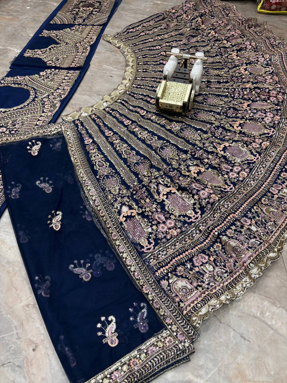 Launching 4 meter flared Butterfly Net Lehenga