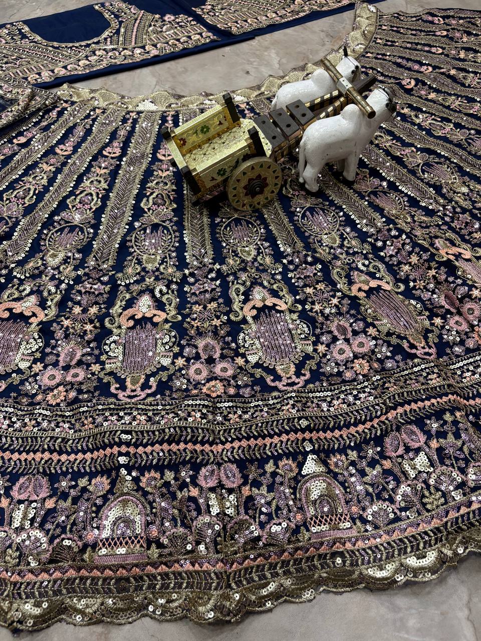 Launching 4 meter flared Butterfly Net Lehenga