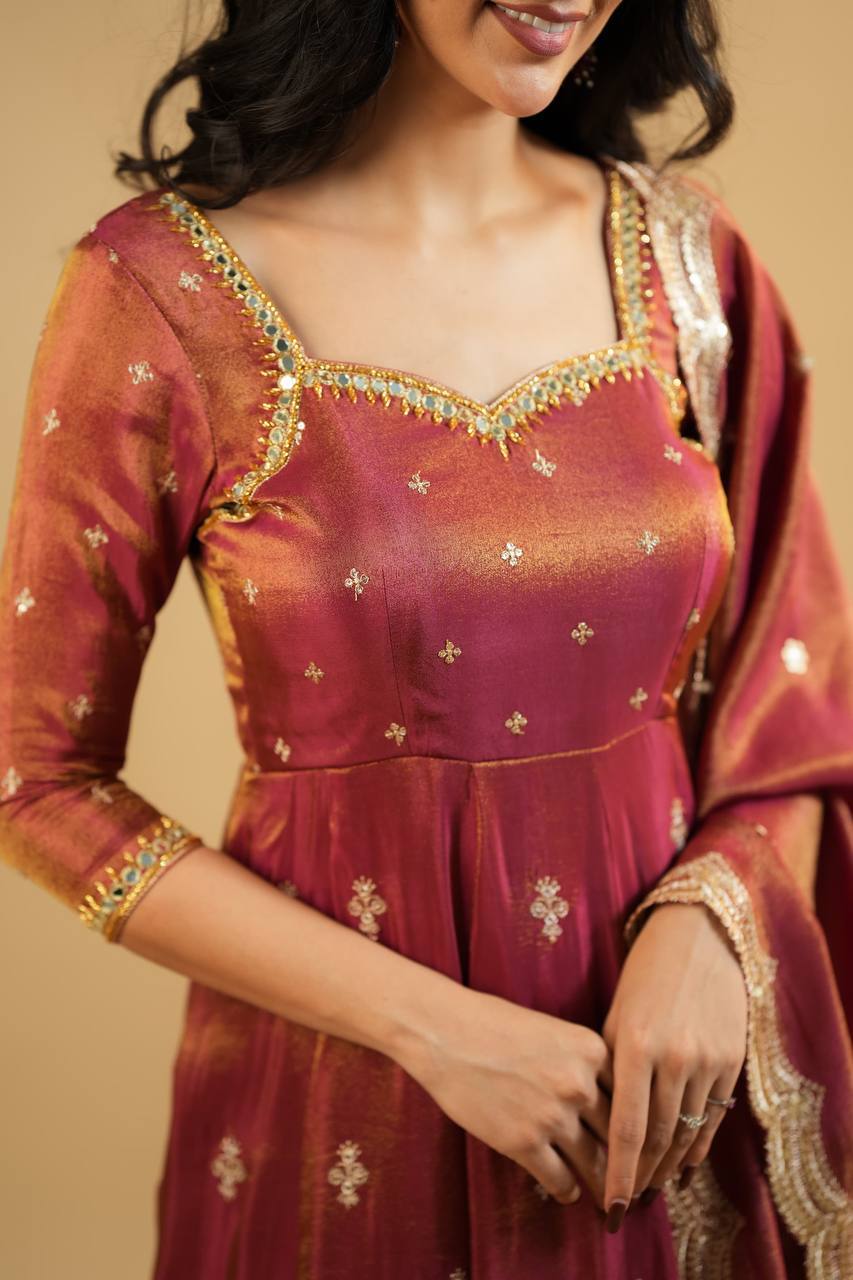 Designer Anarkali Suit is luxury clothing