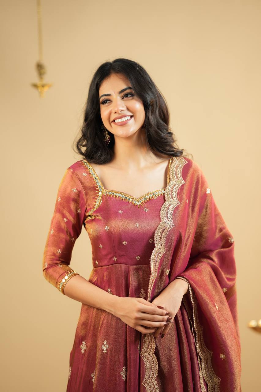 Designer Anarkali Suit is luxury clothing