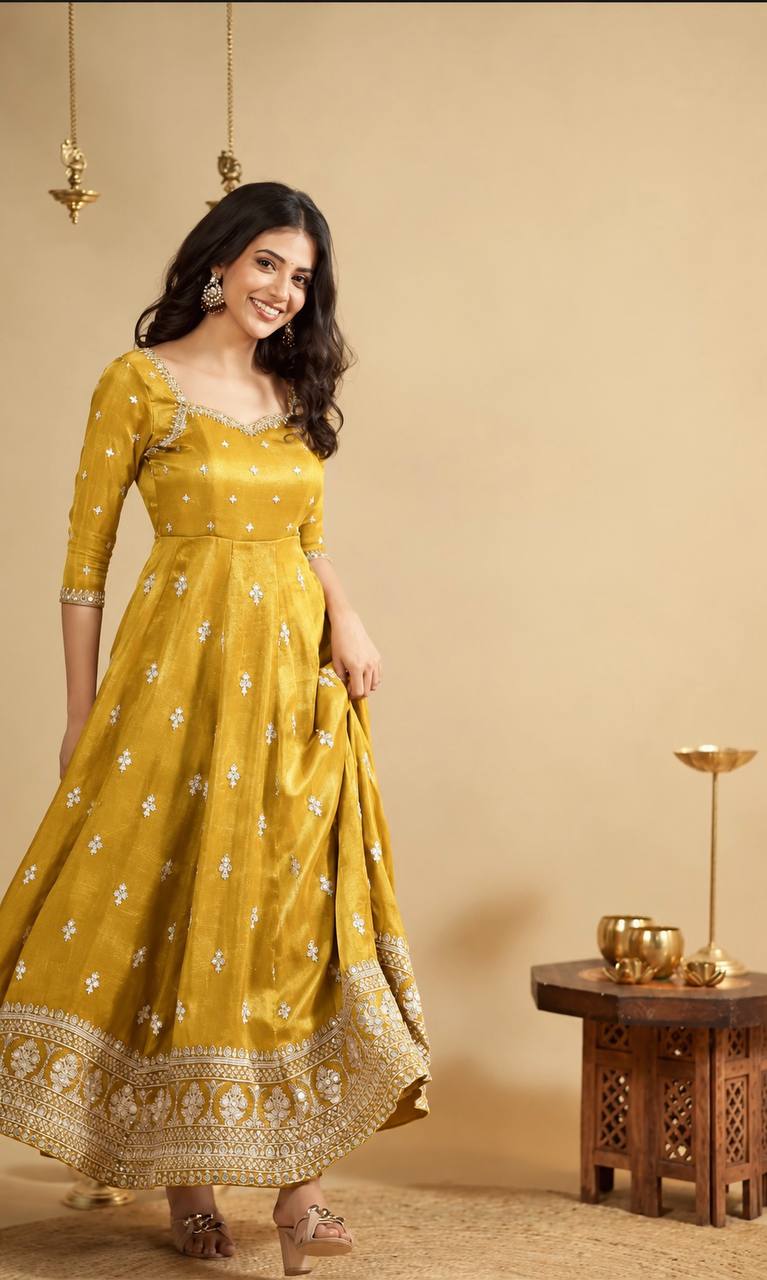 Designer Anarkali Suit is luxury clothing