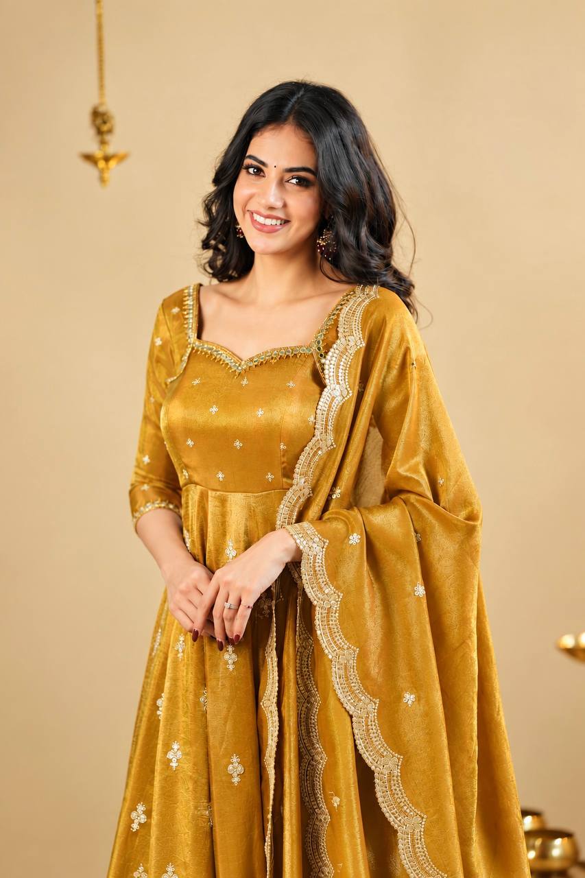 Designer Anarkali Suit is luxury clothing
