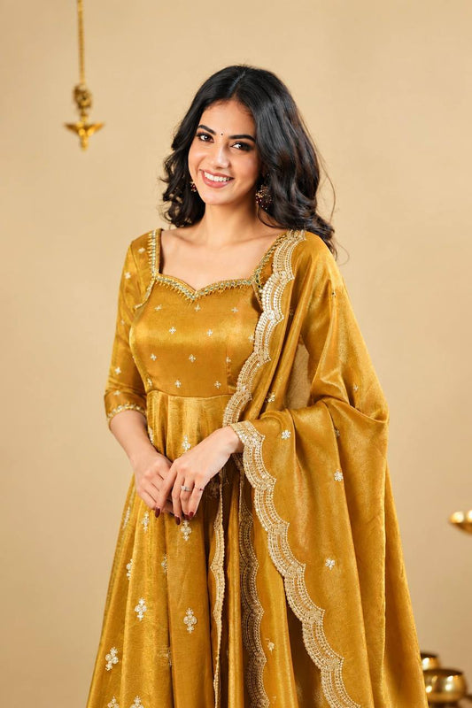 Designer Anarkali Suit is luxury clothing