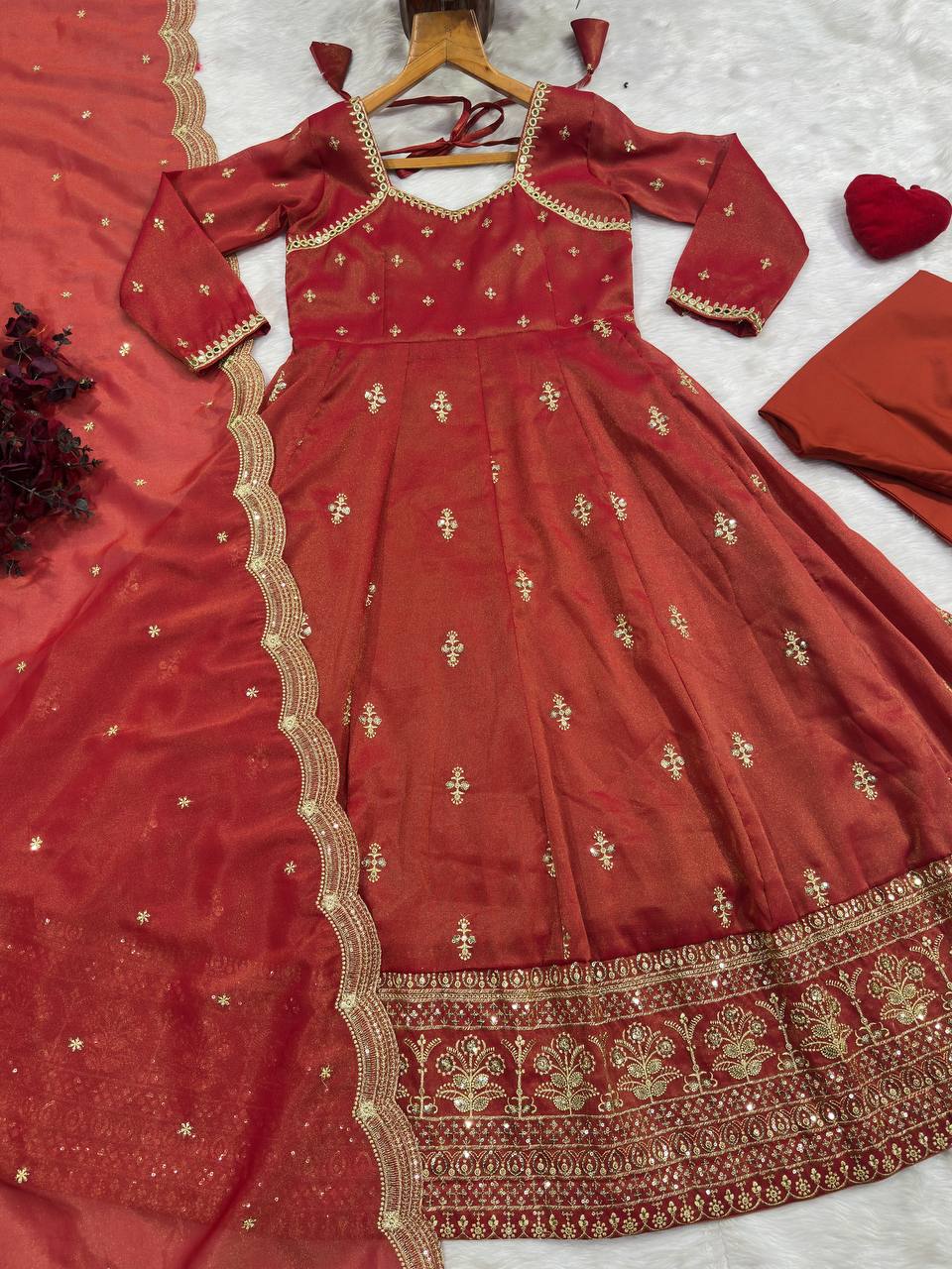 Designer Anarkali Suit is luxury clothing