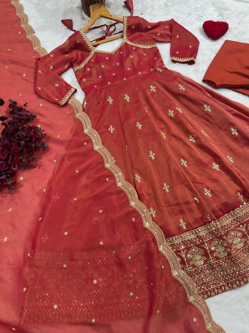 Designer Anarkali Suit is luxury clothing
