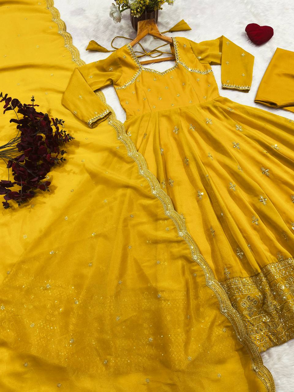 Designer Anarkali Suit is luxury clothing