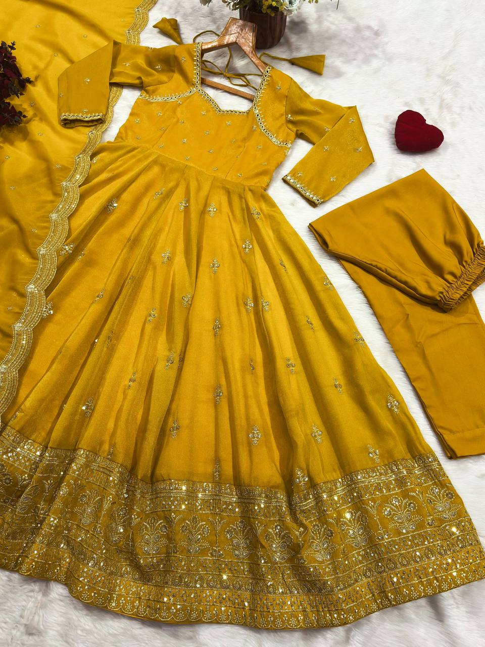 Designer Anarkali Suit is luxury clothing