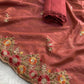 Party Wear Soft Twill Net Saree