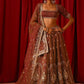 Fandy Silk Zari Sequence Embroidery Work Choli
