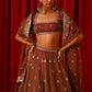 Fandy Silk Zari Sequence Embroidery Work Choli