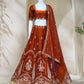 Fandy Silk Zari Sequence Embroidery Work Choli