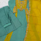 Mal Chanderi Multi Embroidery Thread With Real Hand Work Anarkali Kurti