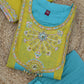 Mal Chanderi Multi Embroidery Thread With Real Hand Work Anarkali Kurti