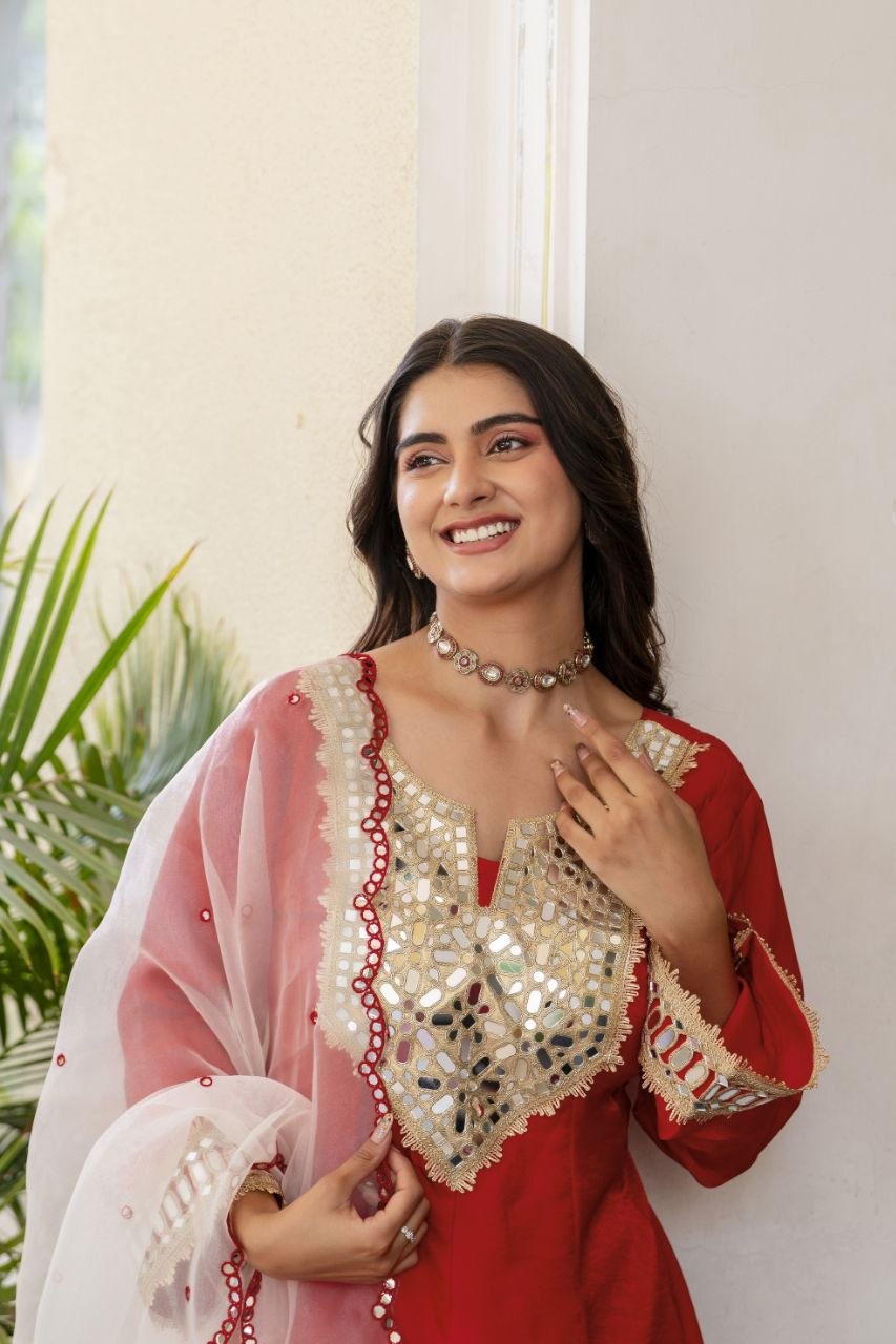 Presenting New Ready Made Kurti Pant Dupatta Collection