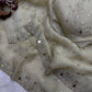 NC Moss Butti Original Shadow Jarkhan diamond work with real mirror saree