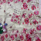 Soft Tebby silk with floral print saree