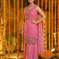 Fandy Silk Bids Embroidery Sequence Treads Suit