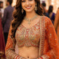 Launching Soft Butterfly Net Coding Sequins Work Lehenga