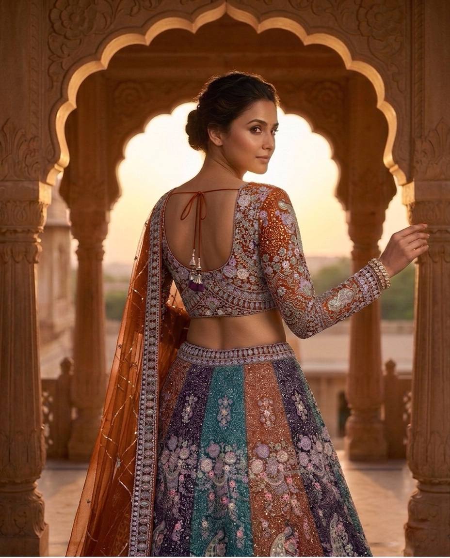 Launching Soft Butterfly Net Coding Sequins Work Lehenga