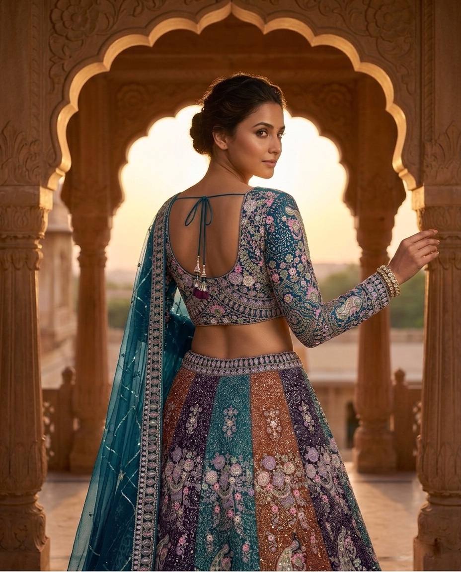 Launching Soft Butterfly Net Coding Sequins Work Lehenga