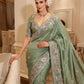 Designer Party Wear Pure Soft Tissue Silk Saree