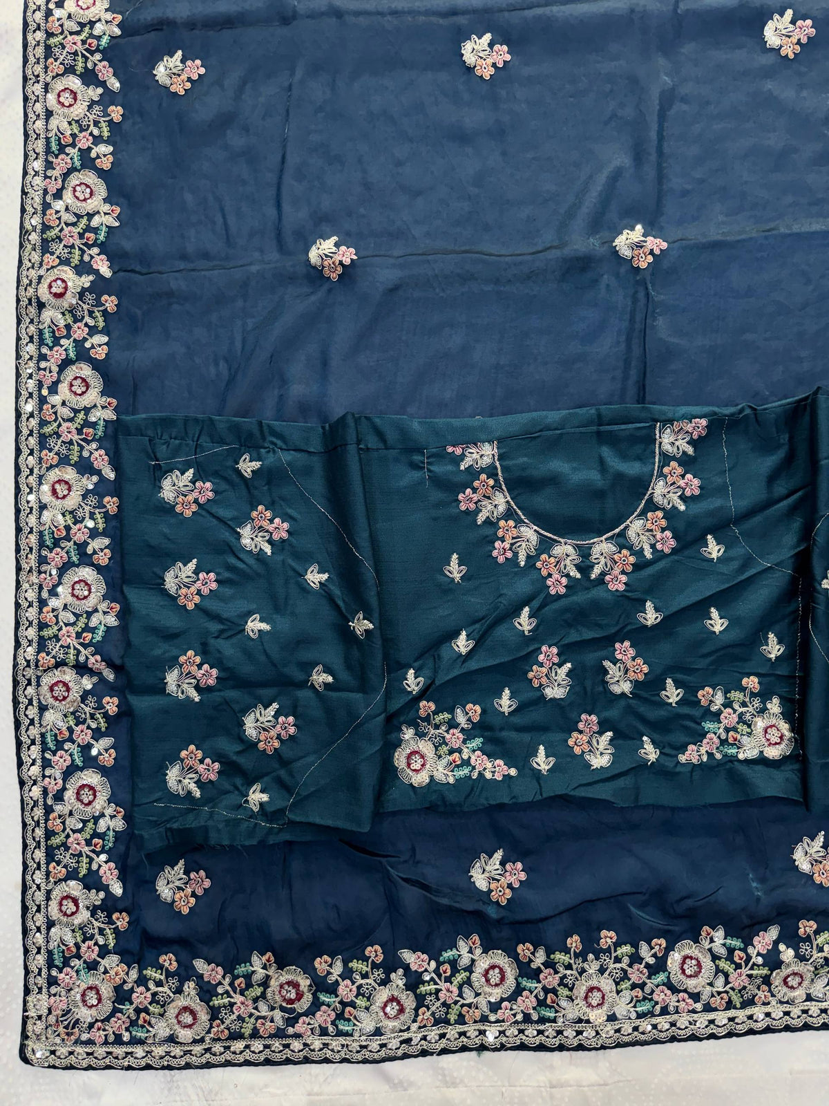 Designer Party Wear Pure Soft Tissue Silk Saree