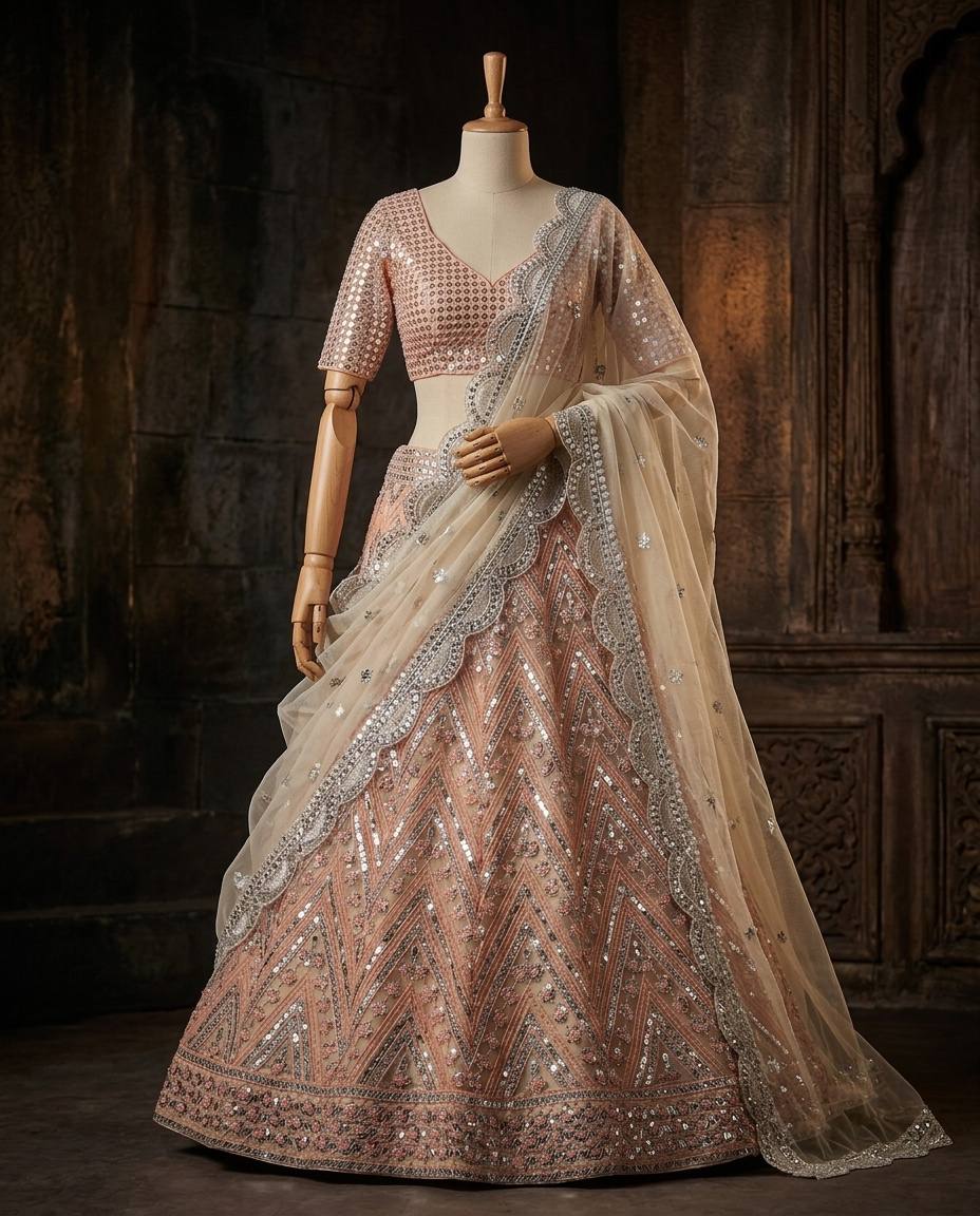 Launching Premium Quality Soft Net Lehenga