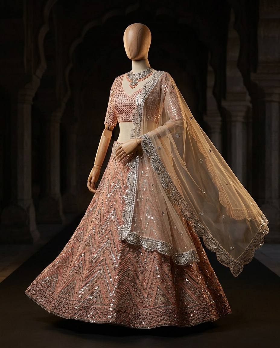 Launching Premium Quality Soft Net Lehenga