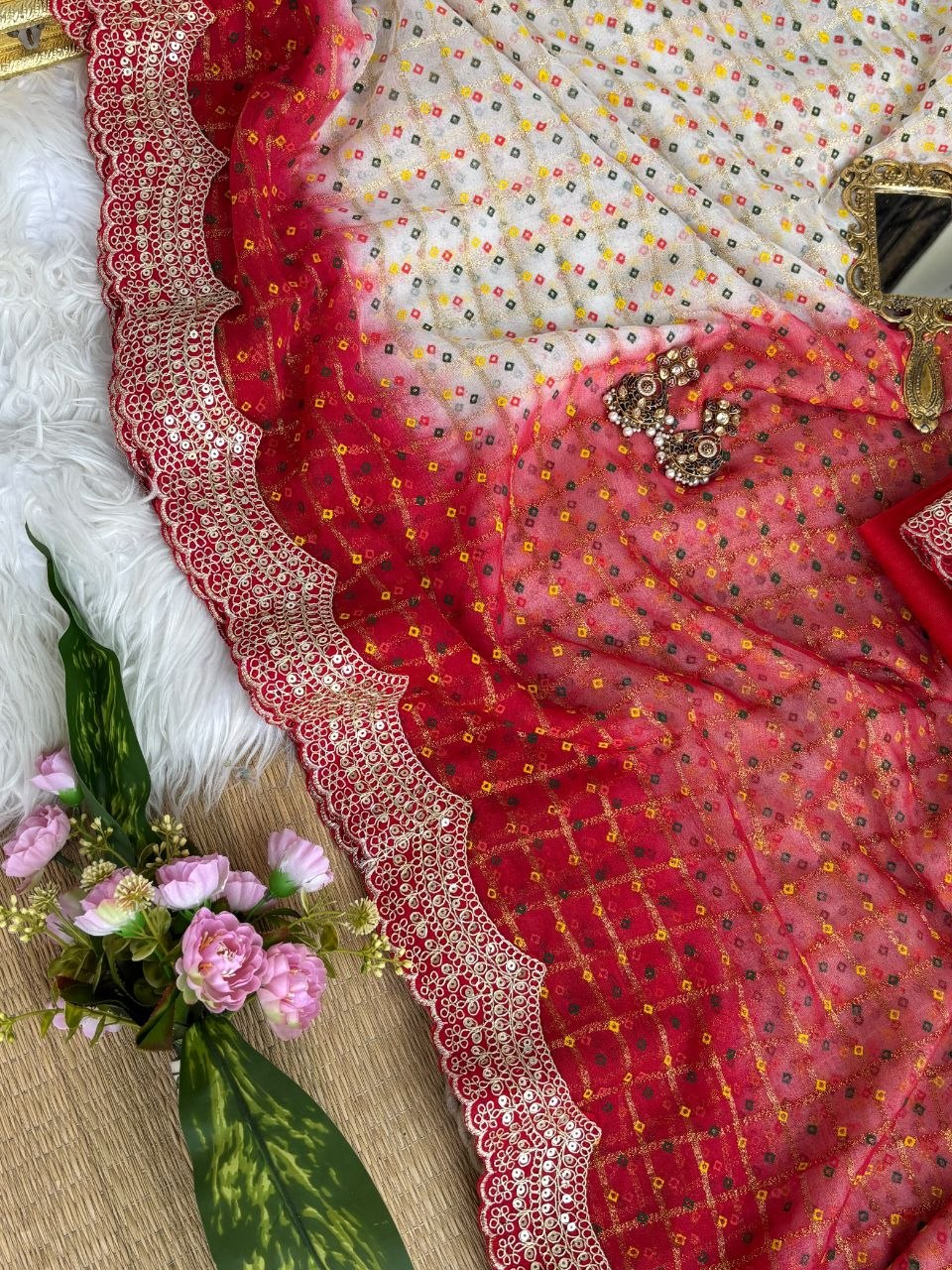 Je recherche quelqu'un pour ce magnifique sari de la même couleur