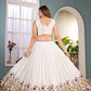 Einführung eines 4 Meter ausgestellten Coding Sequins Work Lehenga