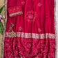 Pure soft viscose georgette sarees with amazing weaving patola Bandhni