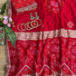 Pure soft viscose georgette sarees with amazing weaving patola Bandhni