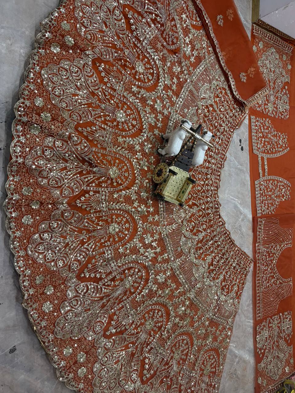 Launching 4 Meter Flared Premium Butterfly Net Lehenga