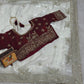 Pure Fandy satin material with c pallu embroidery work saree