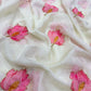 Soft Tebby silk with floral print saree