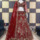 Launching 4 meter flared Premium Quality Soft Net Lehenga