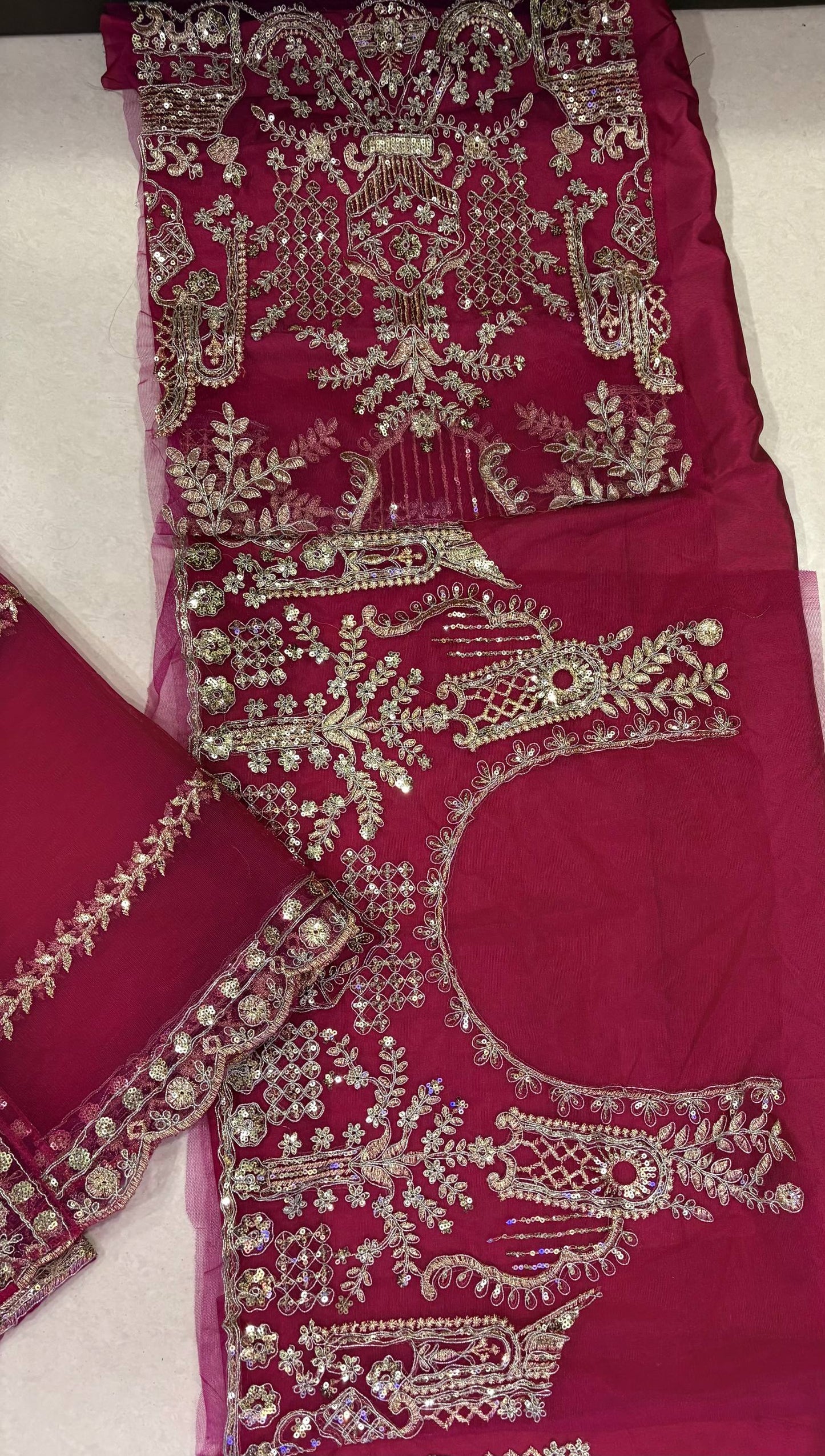 Launching 4 Meter Flared Premium Butterfly Net Lehenga