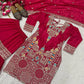 Launching New Designer Party Wear Look Top Sharara Plazzo and Dupatta
