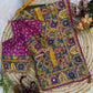Soft Chinnon with beautiful print saree