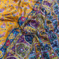 Soft Chinnon with beautiful print saree