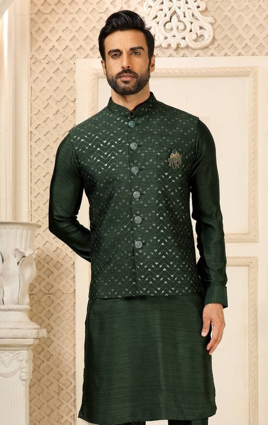 Premium Men’s Koti Kurta Set