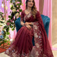 Designer Wedding Party Wear Soft Silk Saree