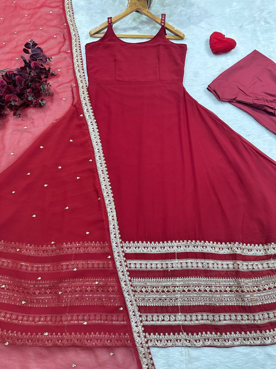 Designer Anarkali Suit is luxury clothing