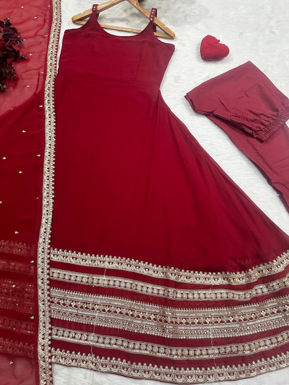 Designer Anarkali Suit is luxury clothing