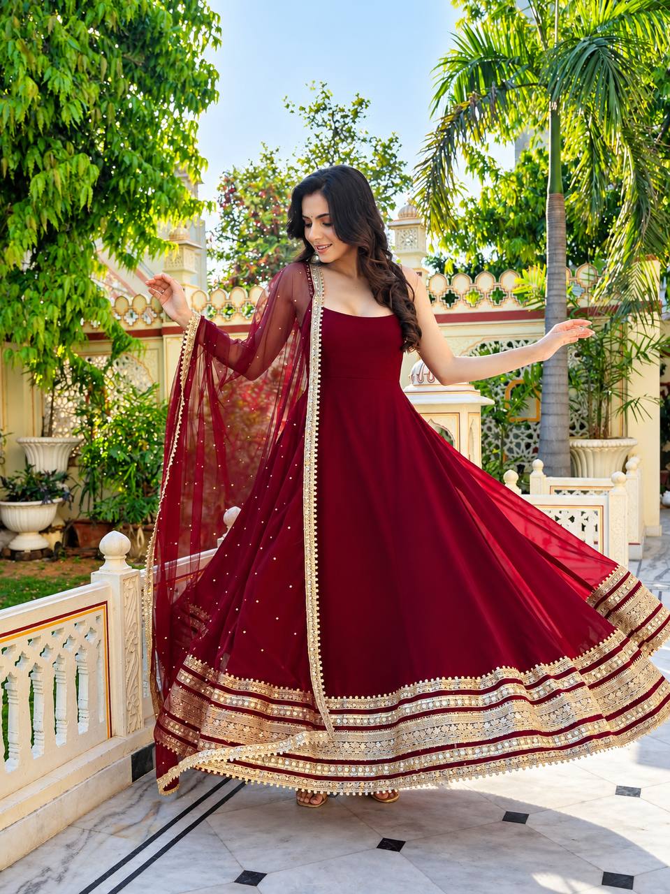Designer Anarkali Suit is luxury clothing