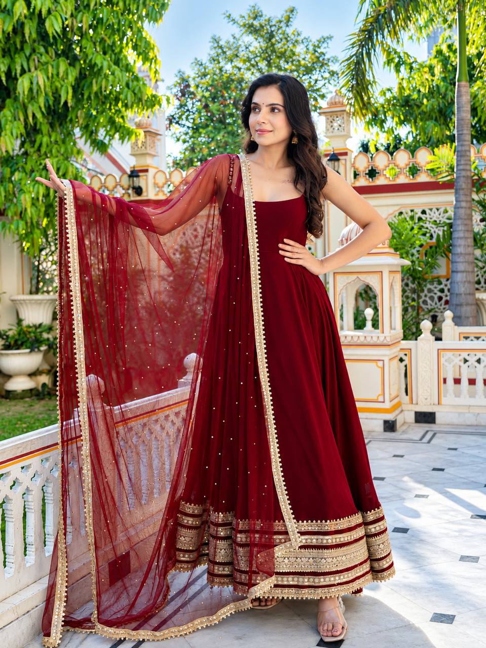 Designer Anarkali Suit is luxury clothing