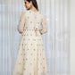 Faux Blooming With Heavy 3/mm Sequins & Zari work suit