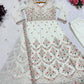 Faux Blooming With Heavy 3/mm Sequins & Zari work suit