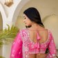 Natural Crap Silk Sequins and Codding Jari Embroidery Work Lehenga